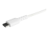 StarTech.com (1m) Durable White USB-C to Lightning Cable, Heavy Duty Rugged Aramid Fiber USB Type A to Lightning Charger/Sync Power Cord, Apple MFi Certified iPad/iPhone 12 Pro Max - Close up