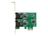 Startech Dual Port Gigabit PCI Express Server Network Adapter Card - Front