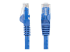 StarTech.com 100ft CAT6 Ethernet Cable, 10 Gigabit Snagless RJ45 650MHz 100W PoE Patch Cord, CAT 6 10GbE UTP Network Cable w/Strain Relief, Blue, Wiring is UL Certified/TIA - Front