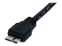 StarTech.com 0.5m (1.5ft) Black SuperSpeed USB 3.0 Cable A to Micro B - Right-angle