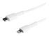 StarTech.com (1m) Durable White USB-C to Lightning Cable, Heavy Duty Rugged Aramid Fiber USB Type A to Lightning Charger/Sync Power Cord, Apple MFi Certified iPad/iPhone 12 Pro Max - Right-angle