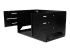StarTech.com 4U Open Frame Wall Mount Network Rack w/ Built in Shelf - Right-angle