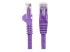 StarTech.com 75ft CAT6 Ethernet Cable, 10 Gigabit Snagless RJ45 650MHz 100W PoE Patch Cord, CAT 6 10GbE UTP Network Cable w/Strain Relief, Purple, Wiring is UL Certified/TIA - Front