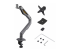 StarTech.com Desk Mount Monitor Arm, Up To 32" Display, C-Clamp, TAA - Left-angle