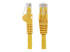 StarTech.com 100ft CAT6 Ethernet Cable, 10 Gigabit Snagless RJ45 650MHz 100W PoE Patch Cord, CAT 6 10GbE UTP Network Cable w/Strain Relief, Yellow, Wiring is UL Certified/TIA - Front