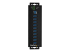 StarTech.com 10 Port USB Hub with Power Adapter, Surge Protection, Metal Industrial USB 3.0 Data Transfer Hub, Din Rail, Wall or Desk Mountable, High Speed USB 3.1/ USB 3.2 Gen 1 5Gbps Hub - Front