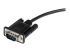 StarTech.com 0.5m Black Straight Through DB9 RS232 Serial Cable - Right-angle