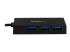 StarTech.com 4 Port USB C Hub with 4x USB-A Ports USB 3.0 (USB 3.1/3.2 Gen 1 SuperSpeed 5Gbps), USB Bus or Self Power, Portable USB Type-C to USB-A BC 1.2 Charging Hub w/Power Adapter - Close up
