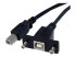 StarTech.com 1 ft Panel Mount USB Cable B to B - Front