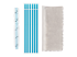 StarTech.com Privacy Screen Adhesive Strips and Mounting Tabs, Installation Kit for Laptop/Computer Monitor Anti Glare Privacy Filters, Replacement Strips and Holder Tabs - Front