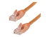 StarTech.com 75ft CAT6 Ethernet Cable, 10 Gigabit Snagless RJ45 650MHz 100W PoE Patch Cord, CAT 6 10GbE UTP Network Cable w/Strain Relief, Orange, Wiring is UL Certified/TIA - Right-angle