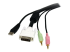 StarTech.com 4-in-1 USB DVI KVM Cable - Close up
