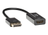 Eaton Tripp Lite Series 6in DisplayPort to HDMI Adapter Converter 4K x 2K @ 24/30Hz Active UHD DP to HDMI M/F DPort 1.2 6" - Left-angle
